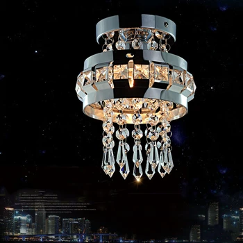 Modern Small Ceiling Light Crystal E27 Round Lamp for Corridor Living Room Bedroom Home
Modern Small Ceiling Light Crystal E27 Round Lamp for Corridor Living Room Bedroom Home