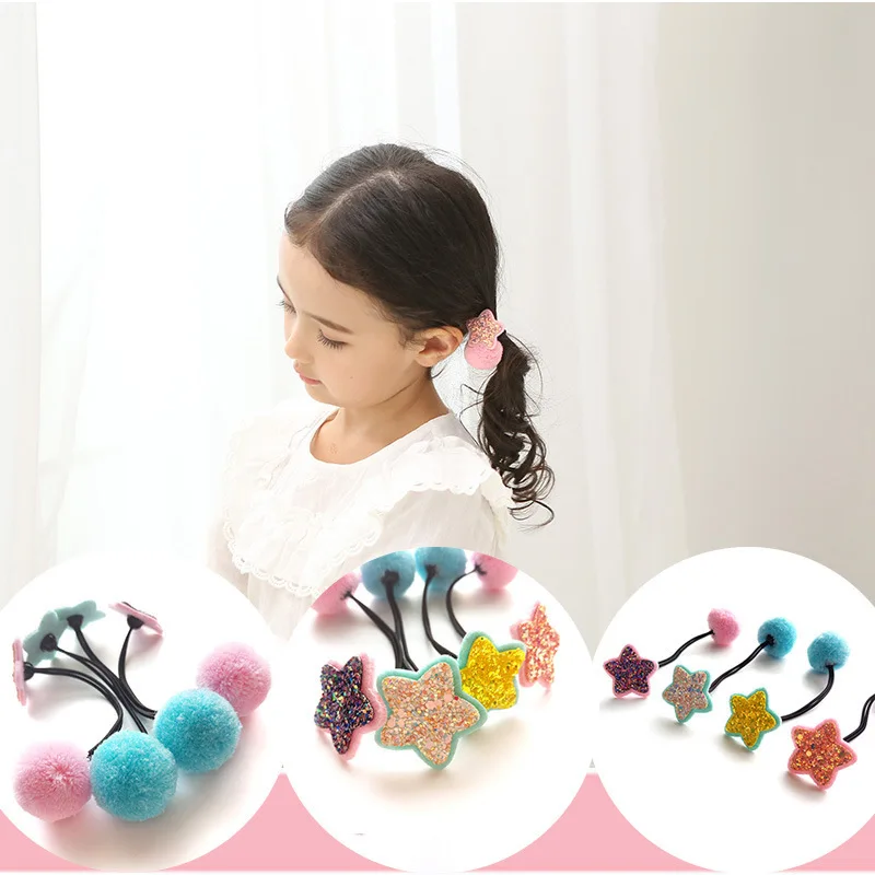 New Cute Sequin Pentagram Children Hair Ropes Cute Elastic Rubber Hair Band Girls Hair Accessories Baby Headwear Kids Headdress
New Cute Sequin Pentagram Children Hair Ropes Cute Elastic Rubber Hair Band Girls Hair Accessories Baby Headwear Kids Headdress