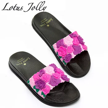Cute Women Slippers Summer Slides Rose Lovely Flowers Home Slippers Thick Soled Sandals Women Shoes Flip Flops Zapatillas Mujer
Cute Women Slippers Summer Slides Rose Lovely Flowers Home Slippers Thick Soled Sandals Women Shoes Flip Flops Zapatillas Mujer