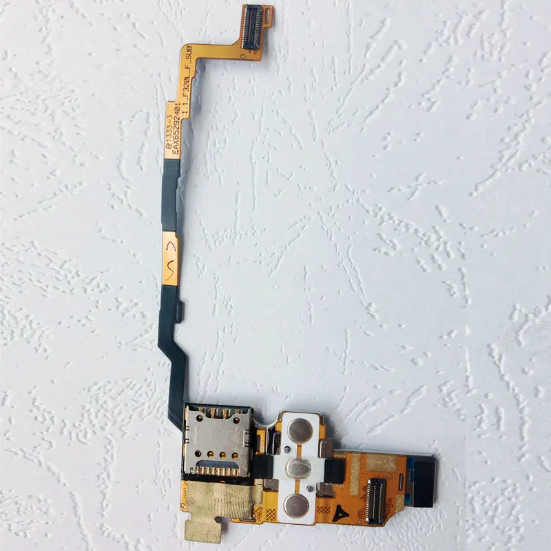 BINYEAE Sim Card Reader Holder For LG G2 F320 Slot Tray Holder Socket Flex Cable FPC F320 Replacement Part
BINYEAE Sim Card Reader Holder For LG G2 F320 Slot Tray Holder Socket Flex Cable FPC F320 Replacement Part