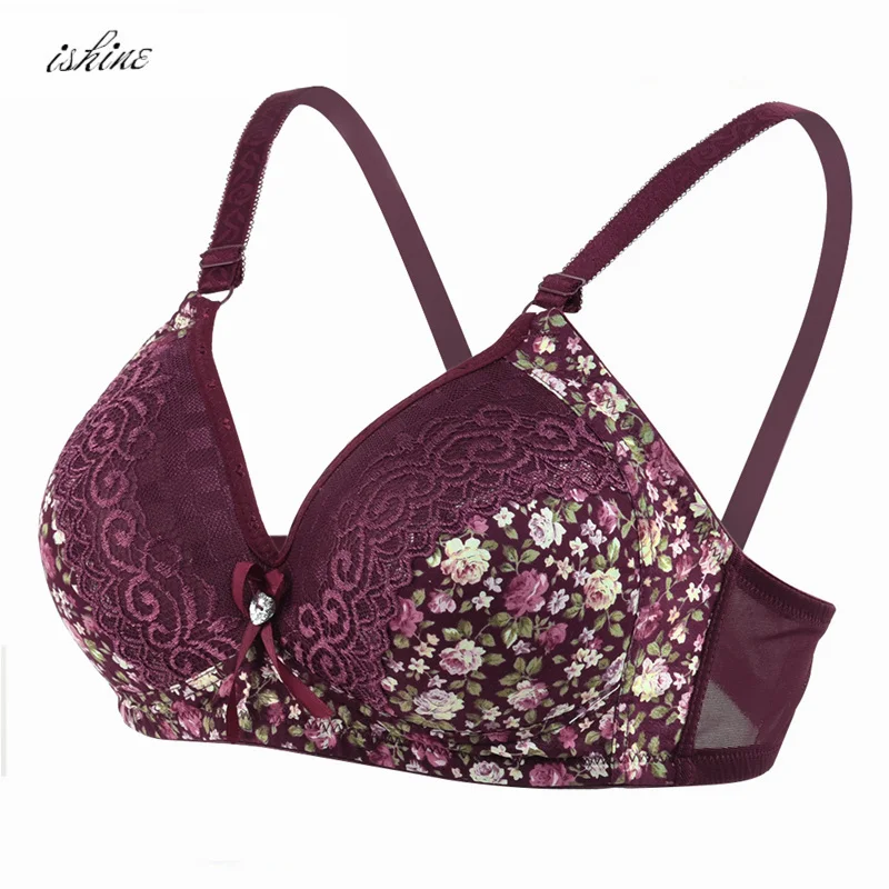 Top Grade Floral Print Women's Bra Underwear Free Wire Ultra thin Sexy Lace Push Up Bra Bamboo Charcoal Fiber Female Bra D Cup
Top Grade Floral Print Women's Bra Underwear Free Wire Ultra thin Sexy Lace Push Up Bra Bamboo Charcoal Fiber Female Bra D Cup