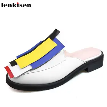 Lenkisen pu simple syle big size square toe mules mixed colors slip on med soft bottom fairy meeting runway woman sandals L73
Lenkisen pu simple syle big size square toe mules mixed colors slip on med soft bottom fairy meeting runway woman sandals L73
