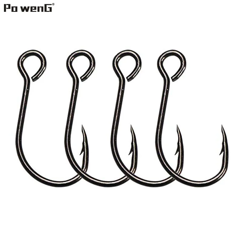 Big ring allows hook spinning freely on lure, light weight, thin wire sharp hook for spoons, small baits, very good replacement
Big ring allows hook spinning freely on lure, light weight, thin wire sharp hook for spoons, small baits, very good replacement