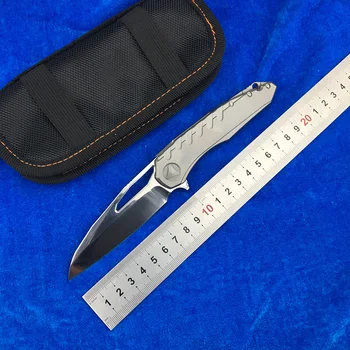 LEMIFSHE Sigil folding knife ball bearing M390 blade TC4 titanium handle hunting outdoor tactical survival EDC tools
LEMIFSHE Sigil folding knife ball bearing M390 blade TC4 titanium handle hunting outdoor tactical survival EDC tools