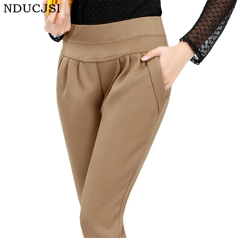 Feminina Calca Winter Skinny Women Fleece Pants Autumn Velvet Plus Size Stretch Broeken Woman Black Khaki Formal Pants New K076
Feminina Calca Winter Skinny Women Fleece Pants Autumn Velvet Plus Size Stretch Broeken Woman Black Khaki Formal Pants New K076