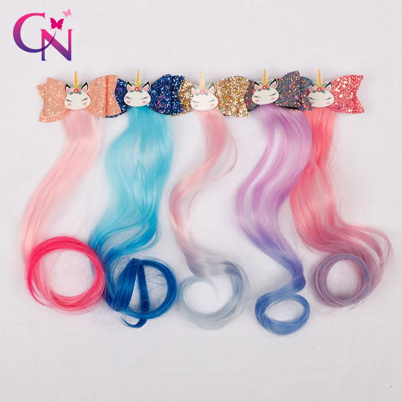 10 Pieces/lot 3" Hair Accessories Unicorn Hair Clip For Girls Long Wig Ponytails Glitter Hair Bows Kid Hairpins Hair Barrettes
10 Pieces/lot 3" Hair Accessories Unicorn Hair Clip For Girls Long Wig Ponytails Glitter Hair Bows Kid Hairpins Hair Barrettes