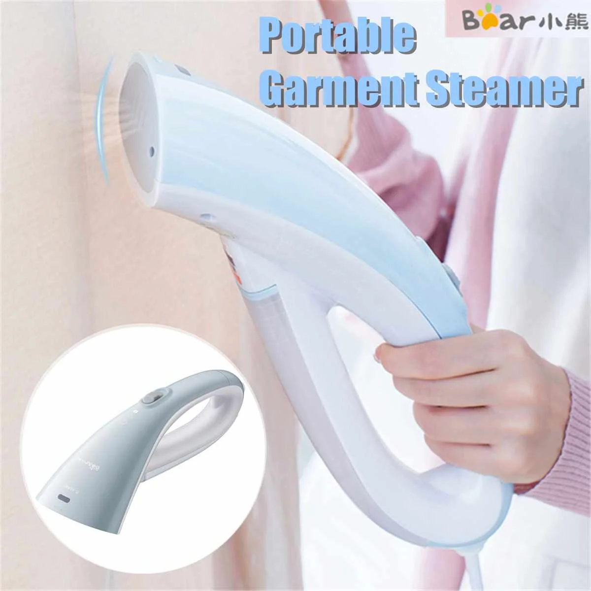 Handheld Garment Steamer Portable Fast-Heat Steam Iron Ironing Machine Home Humidifier Facial Steamer
Handheld Garment Steamer Portable Fast-Heat Steam Iron Ironing Machine Home Humidifier Facial Steamer