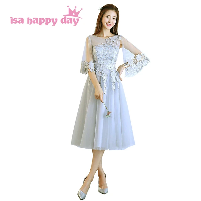 vestido de madrinhas short gray vintage bridesmaid tulle ball gown girl dresses bride maids new 2019 bridesmaids dress H4193
vestido de madrinhas short gray vintage bridesmaid tulle ball gown girl dresses bride maids new 2019 bridesmaids dress H4193
