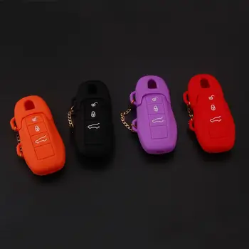 50PCS 4 Color Mixed Color Silicone Key Holder Cover Fob 3 Buttons Fit For Porsche 911 boxster cayenne panamera Accessories
50PCS 4 Color Mixed Color Silicone Key Holder Cover Fob 3 Buttons Fit For Porsche 911 boxster cayenne panamera Accessories