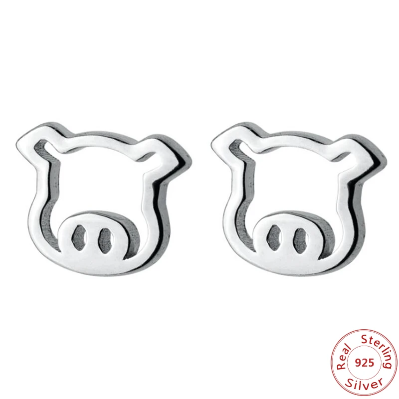 2019 Fashion Simple Creative Zodiac Pig Earrings For Women 925 Sterling Silver Exquisite Lovely Silver Animal Ear Studs Girls
2019 Fashion Simple Creative Zodiac Pig Earrings For Women 925 Sterling Silver Exquisite Lovely Silver Animal Ear Studs Girls