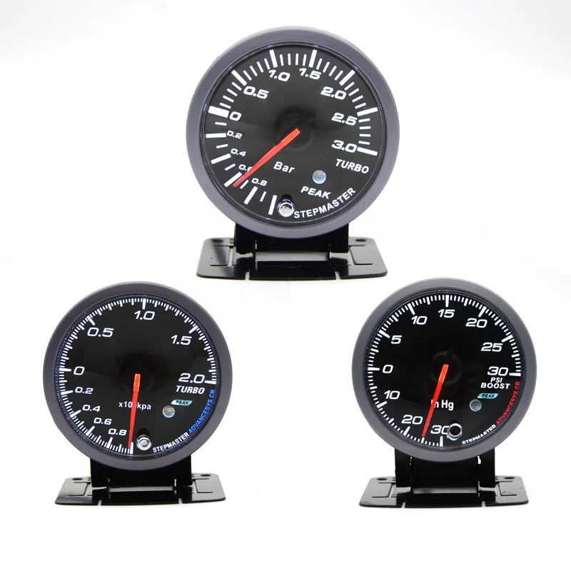 DRAGON GAUGE 60MM 2.0 BAR 3.0 BAR -30-30 PSI Boost Turbo Gauge Black Color Dual Led Color Display
DRAGON GAUGE 60MM 2.0 BAR 3.0 BAR -30-30 PSI Boost Turbo Gauge Black Color Dual Led Color Display