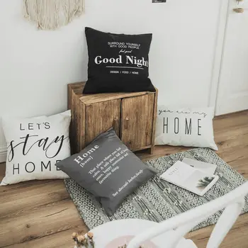 45x45cm/50x30cm Nordic black white grey letters style cushion cover throw pillowcase decorative stay home throw pillow cover
45x45cm/50x30cm Nordic black white grey letters style cushion cover throw pillowcase decorative stay home throw pillow cover