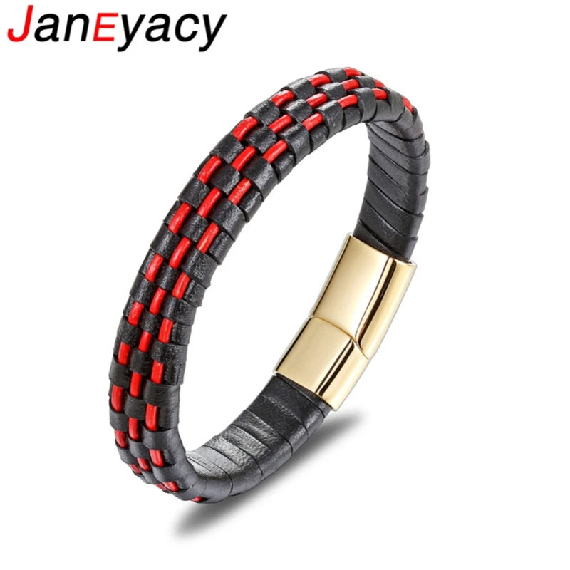 2018 New Mens Jewelry Black Braided Geunine Leather Bracelet Pulseras Stainless steel Magnetic Buckle Fashion Bangles 19/21cm
2018 New Mens Jewelry Black Braided Geunine Leather Bracelet Pulseras Stainless steel Magnetic Buckle Fashion Bangles 19/21cm