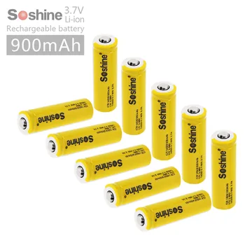 10pcs/set Soshine 3.7V ICR 14500 900mAh Li-ion Rechargeable Battery + 5pcs Portable Battery Box for Flashlights High Quality
10pcs/set Soshine 3.7V ICR 14500 900mAh Li-ion Rechargeable Battery + 5pcs Portable Battery Box for Flashlights High Quality