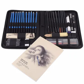 48PCS/Lots Professional Sketching Drawing Pencils Kit Carry Bag Art Painting Tool Set Black For Painter Students Art Supplies
48PCS/Lots Professional Sketching Drawing Pencils Kit Carry Bag Art Painting Tool Set Black For Painter Students Art Supplies