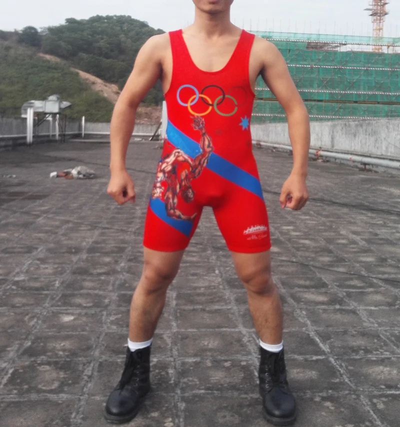 Man and Youth Cartoon Wrester USA Wrestling Singlet Man Wrestling Tight Outfit Gym Weight Lifting Suit
Man and Youth Cartoon Wrester USA Wrestling Singlet Man Wrestling Tight Outfit Gym Weight Lifting Suit