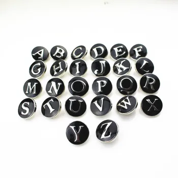 New Arrive 26pcs/lot black A-Z alphabet letter snap buttons, metal snap Jewelry charms ginger snaps 18mm snap button Jewelry
New Arrive 26pcs/lot black A-Z alphabet letter snap buttons, metal snap Jewelry charms ginger snaps 18mm snap button Jewelry