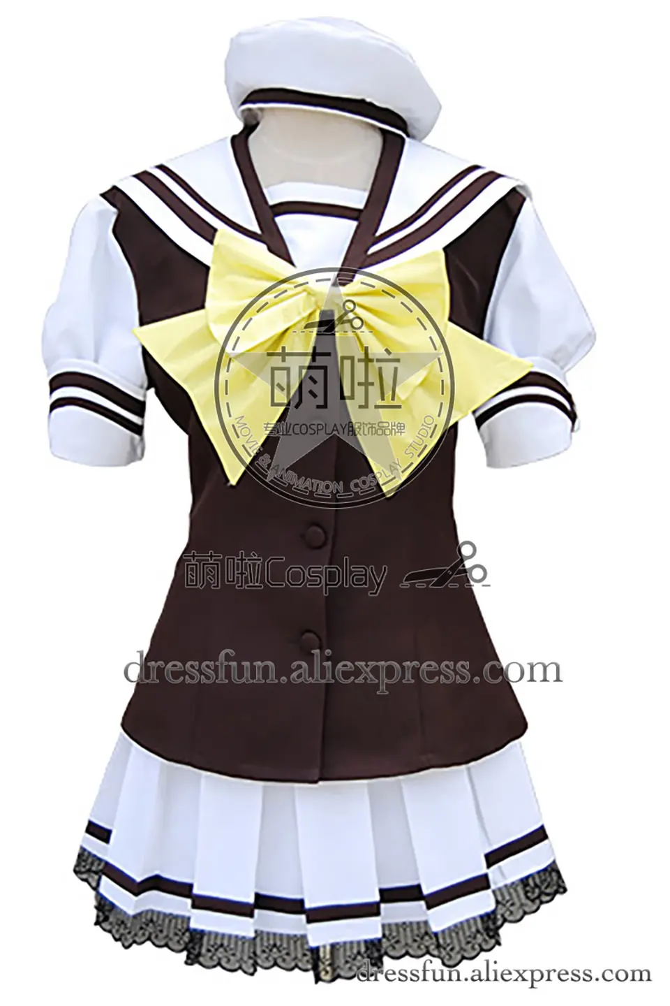 シャッフルリシアンサスコスプレ衣装美しい学校制服スカート衣装ハロウィンファッションパーティー高速無料在庫 衣装コスプレ 衣装パーティーコスプレ衣装 Aliexpress