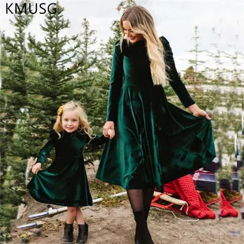 Mother daughter dresses Christmas Long Velvet Dress Mother and Daughter Clothes Mom and Me Family Matching Clothes H0902
Mother daughter dresses Christmas Long Velvet Dress Mother and Daughter Clothes Mom and Me Family Matching Clothes H0902