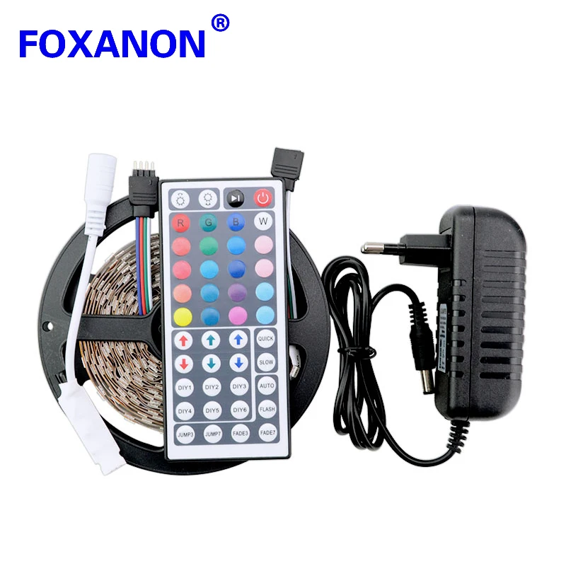 Foxaon 5050 Прокладка ВОДИТЬ 5 М 300Led SMD RGB 60LED/М DC12V 2835 светодиодов RGB Гибкие светодиодные + 44key ИК-Пульта Дистанционного Управления + 3A Питания Освеще...
Foxaon 5050 Прокладка ВОДИТЬ 5 М 300Led SMD RGB 60LED/М DC12V 2835 светодиодов RGB Гибкие светодиодные + 44key ИК-Пульта Дистанционного Управления + 3A Питания Освеще...