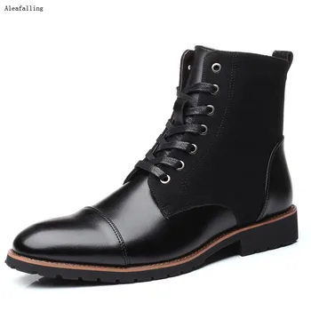 Aleafalling Men's Boots Autumn Winter Outdoor Boots Men Outdoor Fashion Warm Shoes Lace Up Men Students Shoes Big Size 38-48
Aleafalling Men's Boots Autumn Winter Outdoor Boots Men Outdoor Fashion Warm Shoes Lace Up Men Students Shoes Big Size 38-48