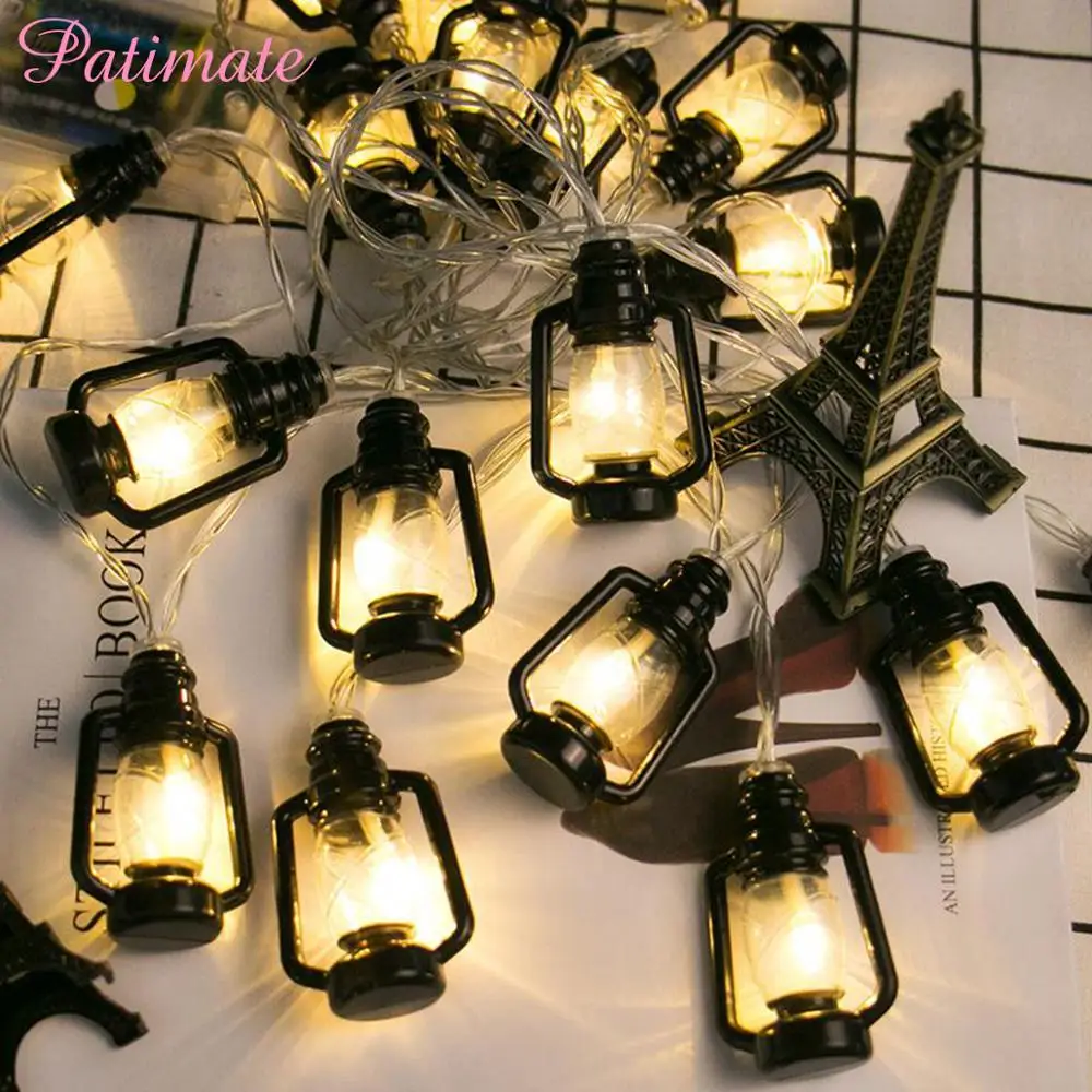 PATIMATE LED Retro Court kerosene Light Party Decoration Led Battery Powered Rainbow White Warm Light Lantern String
PATIMATE LED Retro Court kerosene Light Party Decoration Led Battery Powered Rainbow White Warm Light Lantern String