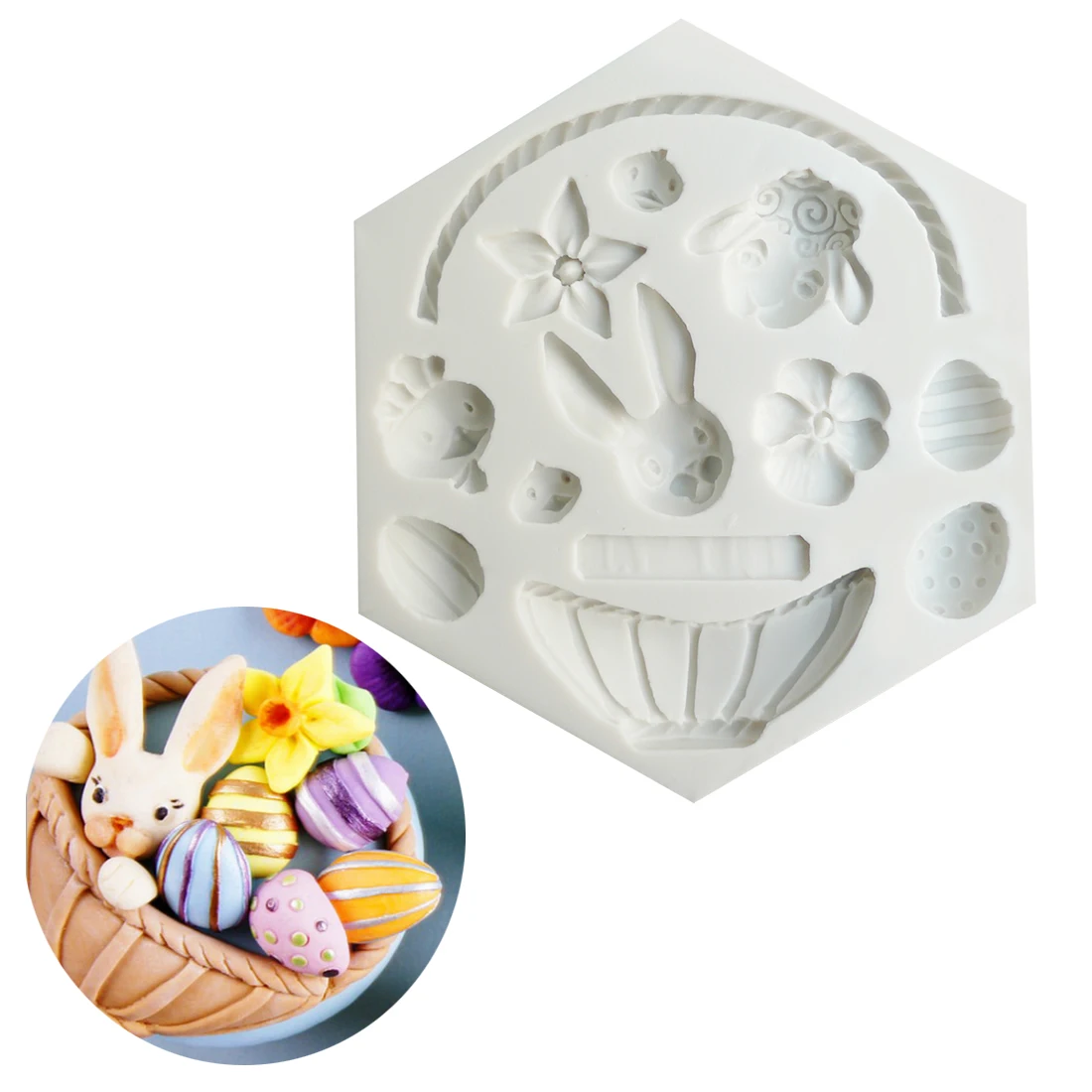 Sunflower Easter Eggs Bunny Silicone Cake Fondant Mold Cake Decorating Tools DIY Sugarcraft Cupcake Chocolate Candy Clay Moulds
Sunflower Easter Eggs Bunny Silicone Cake Fondant Mold Cake Decorating Tools DIY Sugarcraft Cupcake Chocolate Candy Clay Moulds