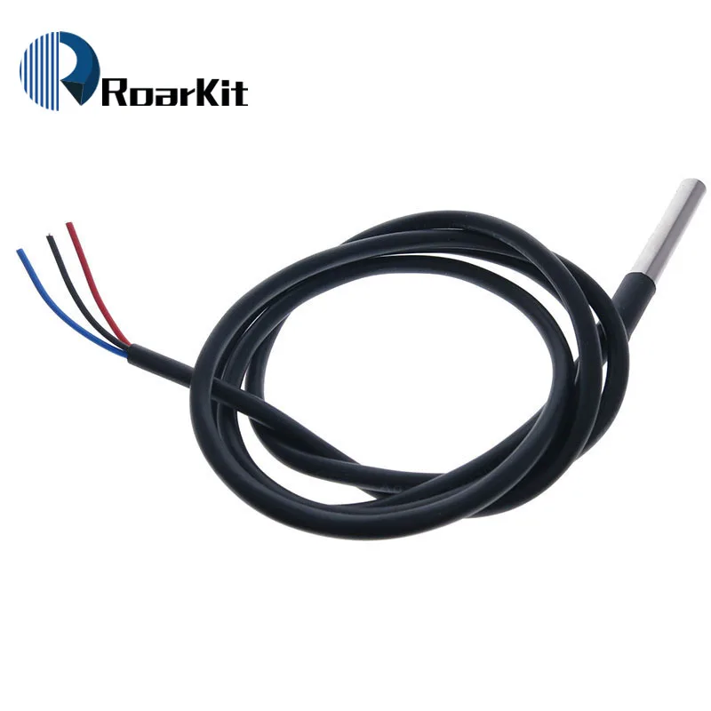 1PCS DS1820 Stainless steel package Waterproof DS18b20 temperature probe temperature sensor 18B20 For Arduino
1PCS DS1820 Stainless steel package Waterproof DS18b20 temperature probe temperature sensor 18B20 For Arduino