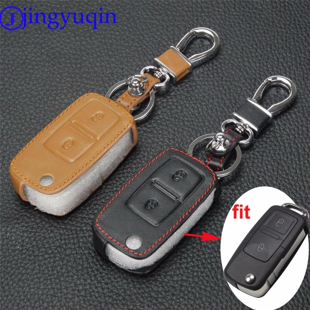 jingyuqin 2 Btns Remote Leather Car-Styling Key Cover Case For VW VOLKSWAGEN MK4 Seat Altea Alhambra Ibiza Transporter Polo GOLF
jingyuqin 2 Btns Remote Leather Car-Styling Key Cover Case For VW VOLKSWAGEN MK4 Seat Altea Alhambra Ibiza Transporter Polo GOLF