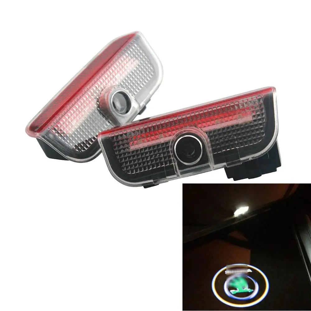 2pcs led Car Door light laser projector lamp For Skoda Superb 2009 2010 2011 2012 2013 2014 2015 welcome light logo Car Styling
2pcs led Car Door light laser projector lamp For Skoda Superb 2009 2010 2011 2012 2013 2014 2015 welcome light logo Car Styling