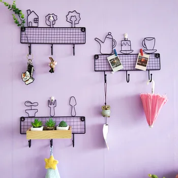 Practical Metal Hooks Nordic Iron Multifunctional Handmade Wall Hanging Coats Receiving Decorative Hook Cap Keys Storage Racks
Practical Metal Hooks Nordic Iron Multifunctional Handmade Wall Hanging Coats Receiving Decorative Hook Cap Keys Storage Racks