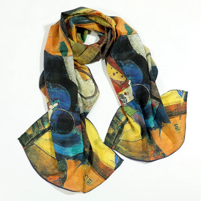 Color Art Oil Painting Print Pure Silk Scarf Fashion Neck Wear Accessory Scarfs Women's Scarves Elegant Wraps ZSCJ14
Color Art Oil Painting Print Pure Silk Scarf Fashion Neck Wear Accessory Scarfs Women's Scarves Elegant Wraps ZSCJ14