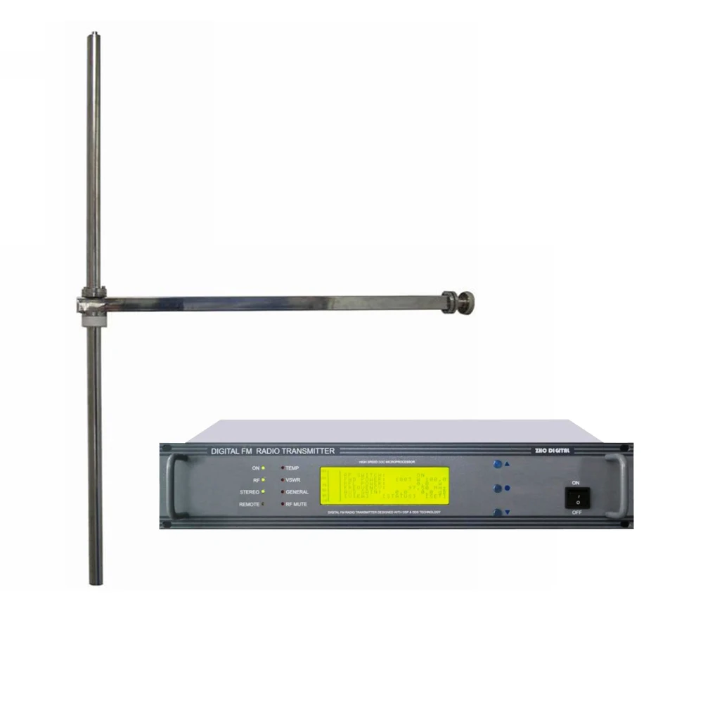 ZHC618F 300W FM Radio transmitter + FM-DV1 antenna +30 meters RF Cable for Radio Stadiu
ZHC618F 300W FM Radio transmitter + FM-DV1 antenna +30 meters RF Cable for Radio Stadiu
