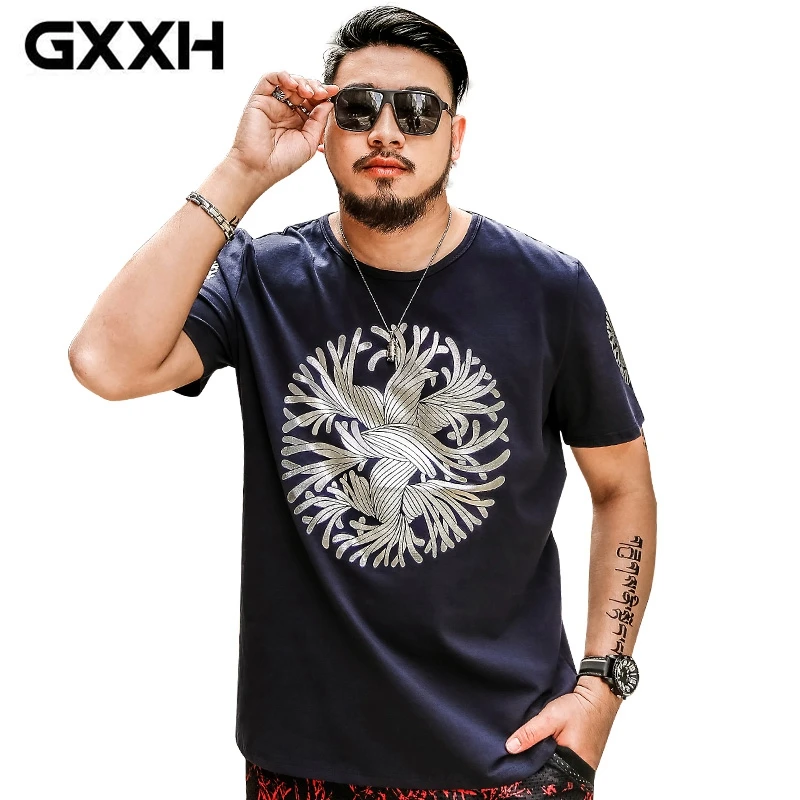 GXXH 2017 Summer Brand Clothing Fashion Short Sleeve Mens Casual T-shirt 4XL 5XL 6XL 7XL Plus Size T Shirts for Oversized Male
GXXH 2017 Summer Brand Clothing Fashion Short Sleeve Mens Casual T-shirt 4XL 5XL 6XL 7XL Plus Size T Shirts for Oversized Male