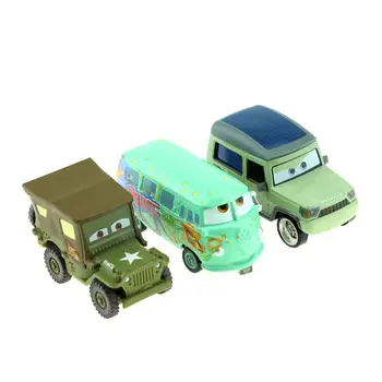 Disney Pixar Cars 3pcs/Lot Movie Original Sarge Fillmore 1:55 Scale Diecast Metal Alloy Modle Toys Car For Kid New Year Gifts
Disney Pixar Cars 3pcs/Lot Movie Original Sarge Fillmore 1:55 Scale Diecast Metal Alloy Modle Toys Car For Kid New Year Gifts