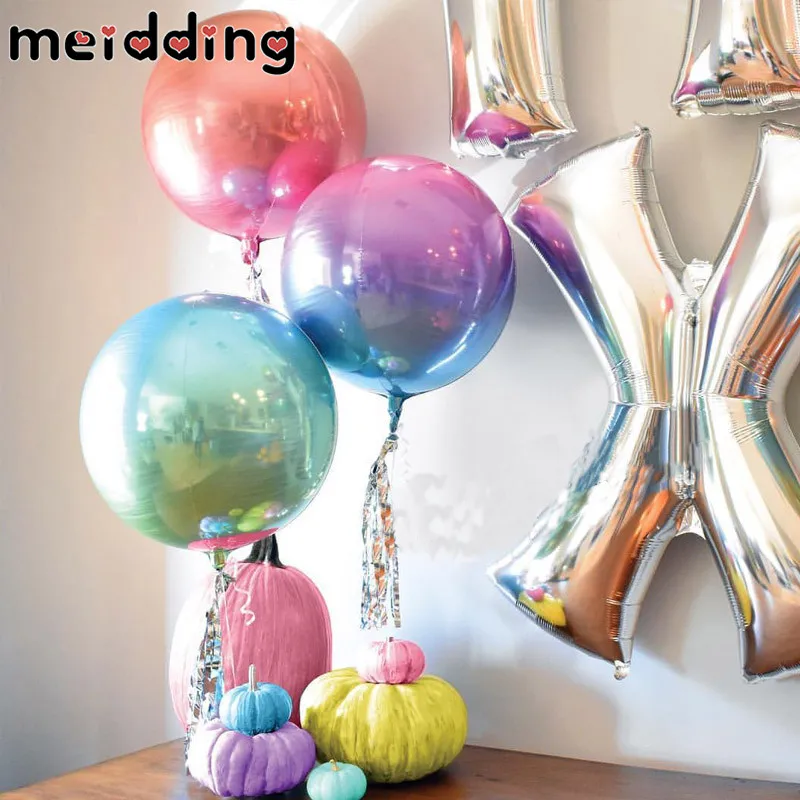 3pcs 22inch 4D Gradient Color Foil Balloon Wedding Decoration Birthday Party Decor Helium Inflatable Globos Disco Party Supplies
3pcs 22inch 4D Gradient Color Foil Balloon Wedding Decoration Birthday Party Decor Helium Inflatable Globos Disco Party Supplies