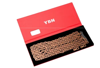 NEW ORIGINAL YBN 11 SPEED TWENTY-FIVE ANNIVERSA ROSE-GOLDEN COLOR MTB ROAD RACING BIKE CHAIN
NEW ORIGINAL YBN 11 SPEED TWENTY-FIVE ANNIVERSA ROSE-GOLDEN COLOR MTB ROAD RACING BIKE CHAIN