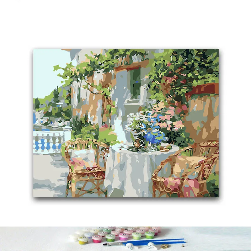 DIY Coloring paint by numbers Town scenery paintings by numbers with kits 40x50 framed
DIY Coloring paint by numbers Town scenery paintings by numbers with kits 40x50 framed
