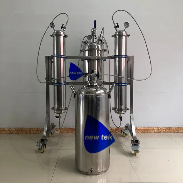 10LB Rack Mounted Bidirectional Butane Closed Loop Extractors w/ Inside Coil Jacketed Solvent Tank
10LB Rack Mounted Bidirectional Butane Closed Loop Extractors w/ Inside Coil Jacketed Solvent Tank