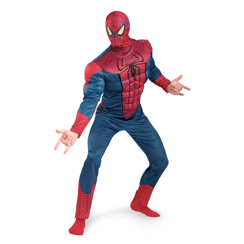 On Sale Adult Men Muscle The Amazing Spiderman Costume Marvel Superhero Fantasy Movie Fancy Dress Cosplay Clothing
On Sale Adult Men Muscle The Amazing Spiderman Costume Marvel Superhero Fantasy Movie Fancy Dress Cosplay Clothing