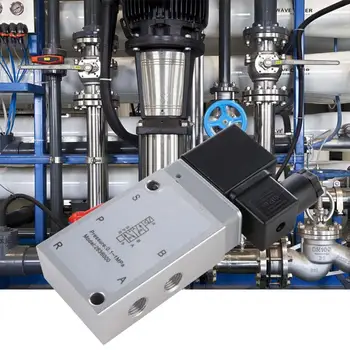 Solenoid Valve AC 220V PT 1/4mm Two Position Five Way Pneumatic Solenoid Valve Directional Solenoid Valve Electric Valve
Solenoid Valve AC 220V PT 1/4mm Two Position Five Way Pneumatic Solenoid Valve Directional Solenoid Valve Electric Valve