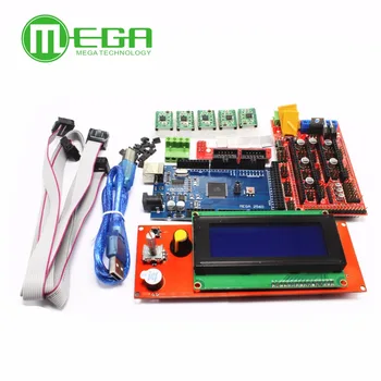 5set Mega 2560 R3 + 1pcs RAMPS 1.4 Controller + 5pcs A4988 Stepper Driver Module /RAMPS 1.4 2004 LCD control for 3D Printer kit
5set Mega 2560 R3 + 1pcs RAMPS 1.4 Controller + 5pcs A4988 Stepper Driver Module /RAMPS 1.4 2004 LCD control for 3D Printer kit