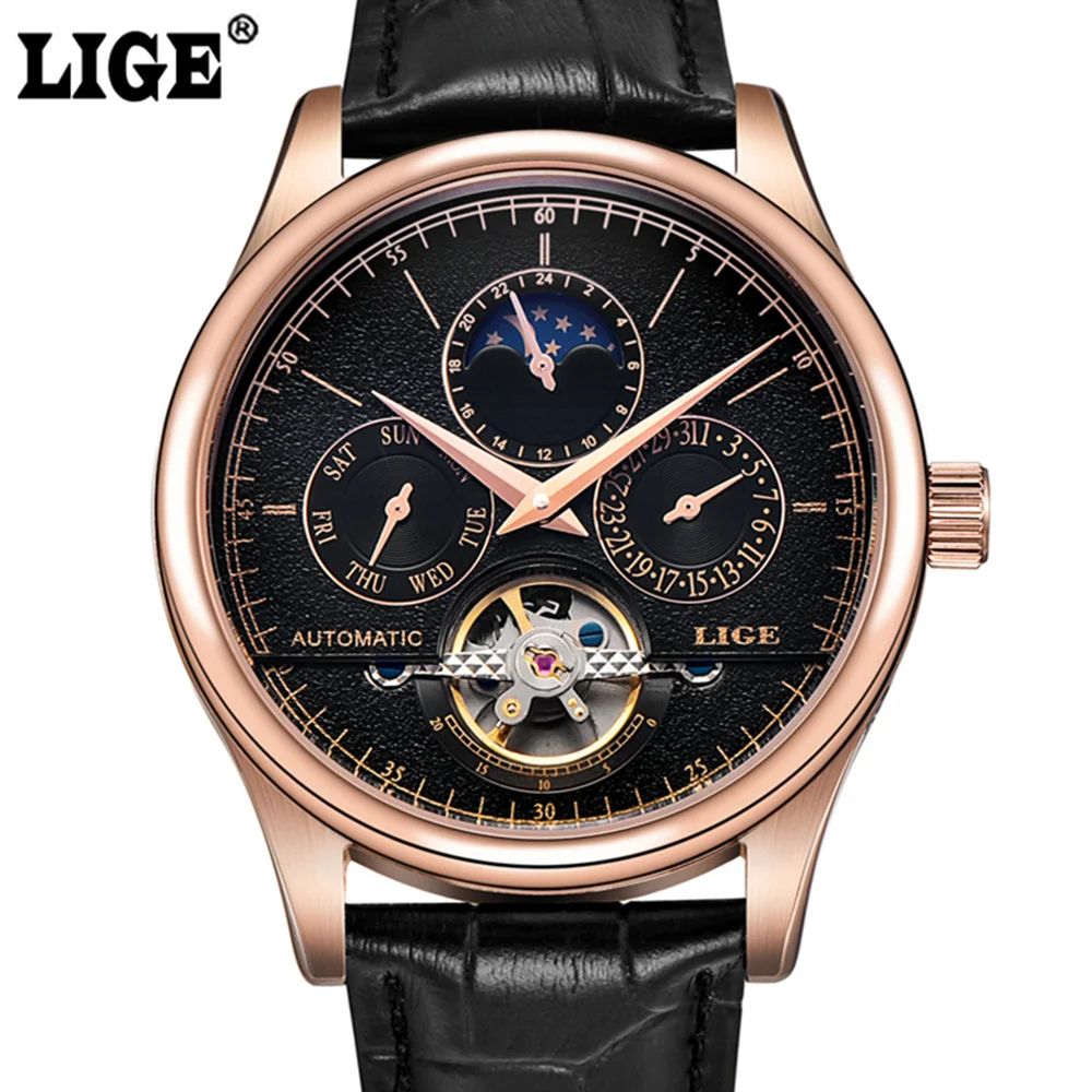 LIGE Brand Watch Men Luxury Clock Automatic Mechanical Watches Men's Sports Waterproof Male Military Watches Relogio Masculino
LIGE Brand Watch Men Luxury Clock Automatic Mechanical Watches Men's Sports Waterproof Male Military Watches Relogio Masculino
