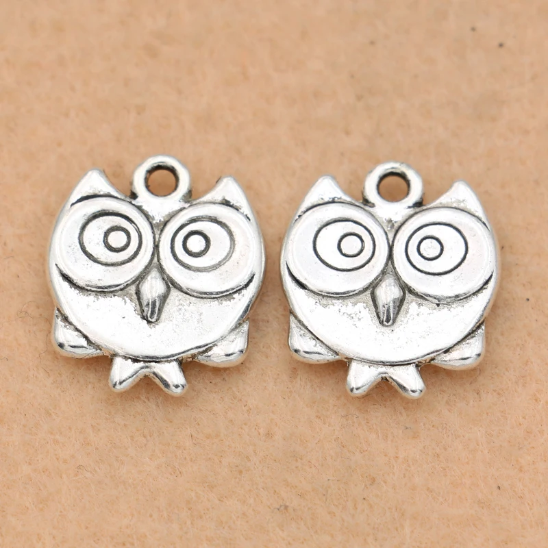 KJjewel Antique Silver Plated Owl Charms Pendants Jewelry DIY Jewelry Making Bracelet Accessories 17x15mm
KJjewel Antique Silver Plated Owl Charms Pendants Jewelry DIY Jewelry Making Bracelet Accessories 17x15mm