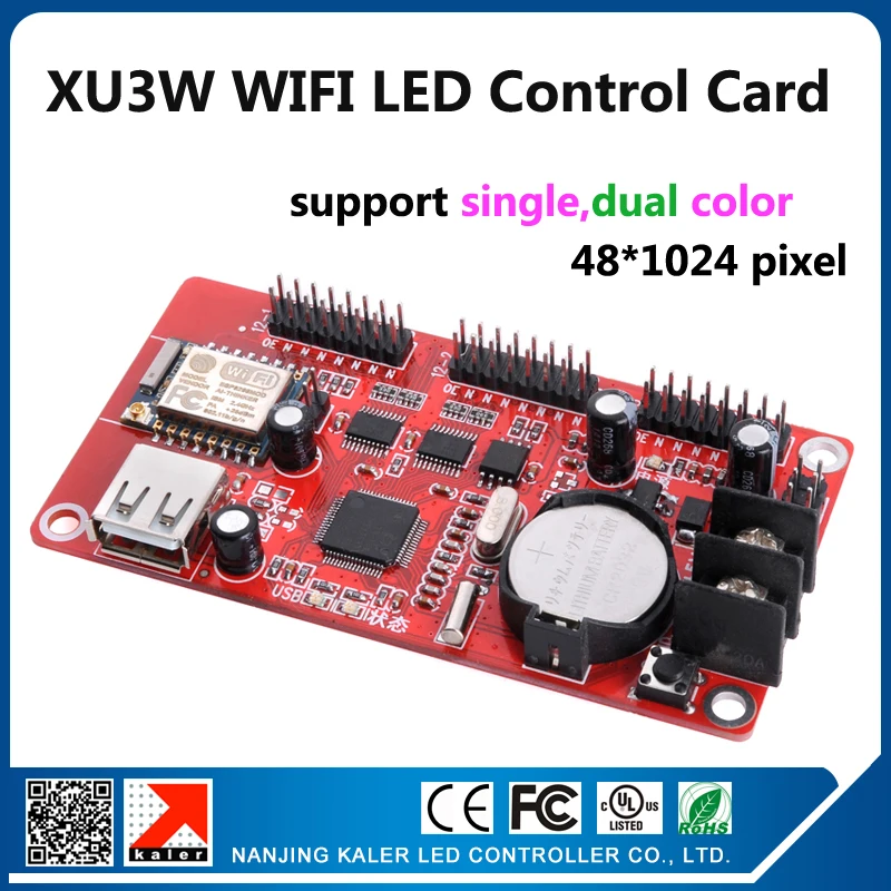 XU3W 48x1024pixel support single color red blue yellow red p10 led sign board running text USB and WIFI control card with app
XU3W 48x1024pixel support single color red blue yellow red p10 led sign board running text USB and WIFI control card with app