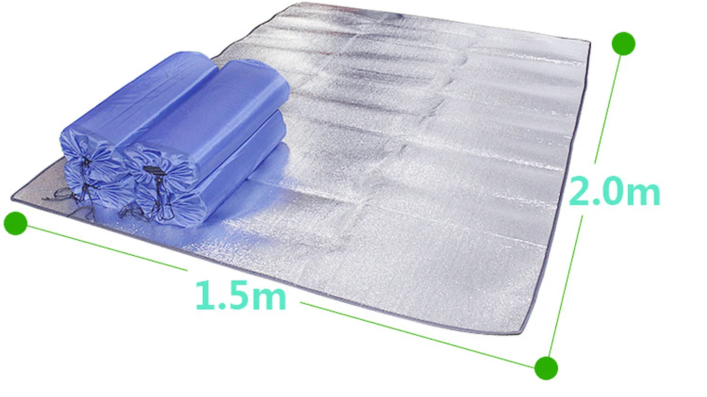 2019 Double-sided Aluminum Film EVA Moisture Pad Camping Camping Tent Mat Baby Crawling Lunch Break Sleeping Mat Picnic Mat
2019 Double-sided Aluminum Film EVA Moisture Pad Camping Camping Tent Mat Baby Crawling Lunch Break Sleeping Mat Picnic Mat