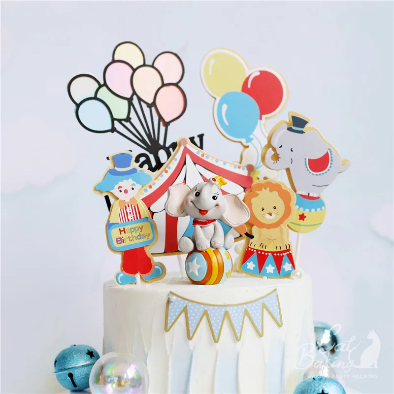 Ins Circus and Clown Cake Topper Party Baking Supplies Happy Birthday Color Balloon Decoration for Children Kid Sweet Gifts
Ins Circus and Clown Cake Topper Party Baking Supplies Happy Birthday Color Balloon Decoration for Children Kid Sweet Gifts
