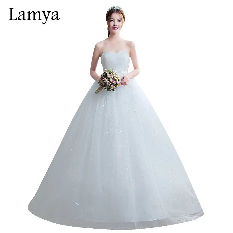 LAMYA Pregnant Sweeteart Simple Ball Gown Wedding Dresses 2019 Women Fashion Lace Up Bridal Gowns vestido de noiva
LAMYA Pregnant Sweeteart Simple Ball Gown Wedding Dresses 2019 Women Fashion Lace Up Bridal Gowns vestido de noiva