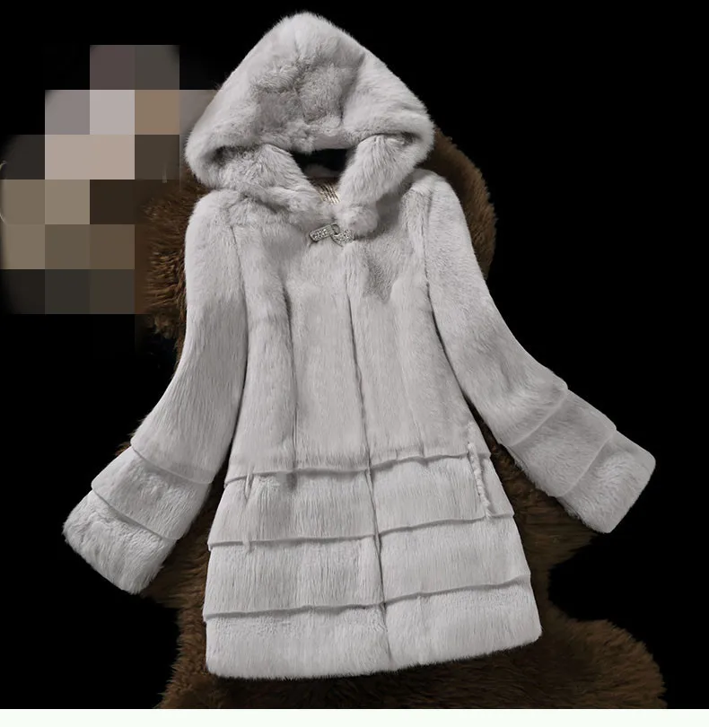 Custom New Arrival Genuine Rabbit Fur Coat with hat Women full pelt rabbit fur jacket Winter fur waistcoats Free Shipping ZF848
Custom New Arrival Genuine Rabbit Fur Coat with hat Women full pelt rabbit fur jacket Winter fur waistcoats Free Shipping ZF848