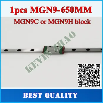 9mm Linear Guide MGN9 L= 650mm linear rail way + MGN9C or MGN9H Long linear carriage for CNC X Y Z Axis
9mm Linear Guide MGN9 L= 650mm linear rail way + MGN9C or MGN9H Long linear carriage for CNC X Y Z Axis